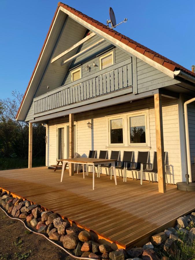 Freistehendes Einfamilienhaus Mit Boddenblick Naehe Ostsee Fuhlendorf  Bagian luar foto